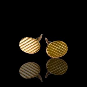 Antieke 14 krt. gouden manchetknopen